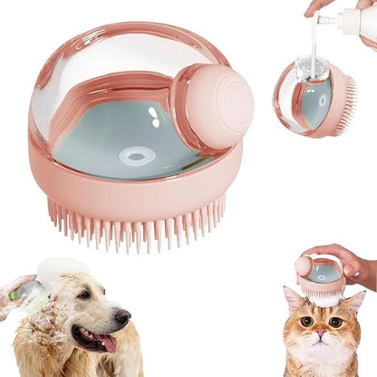 Soft Silicone Bristle Dog Brush
