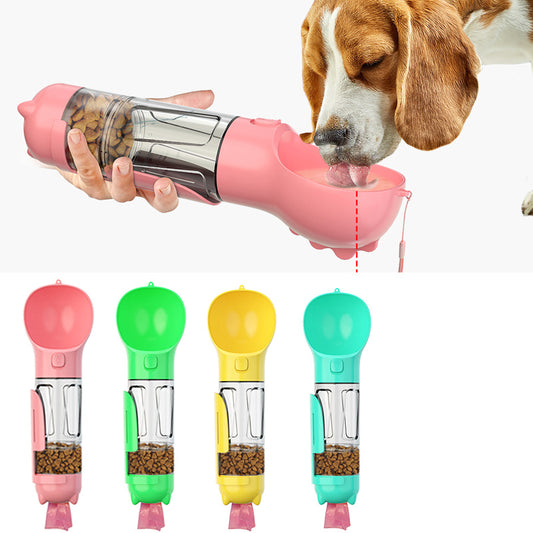 300 500ml Portable Multifunction Dog Water Bottle