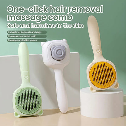 Pet Spray Comb, One-key Spray, Deep Hair Removal