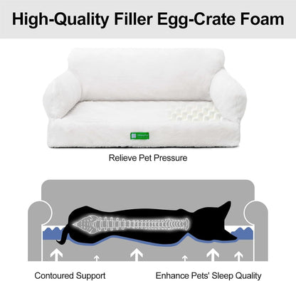 MEWOOFUN Orthopedic Dog Bed For Small Or Medium Dogs -