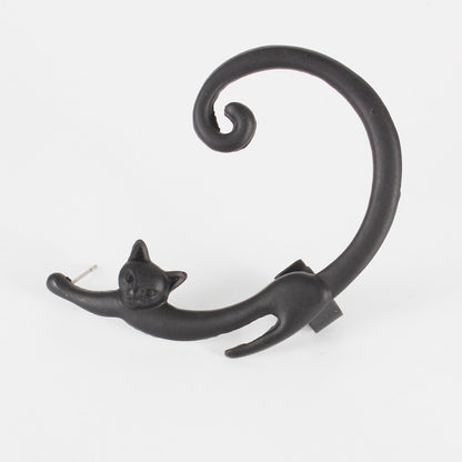 Single Piece Punk Earring with Ear Cuff Rock