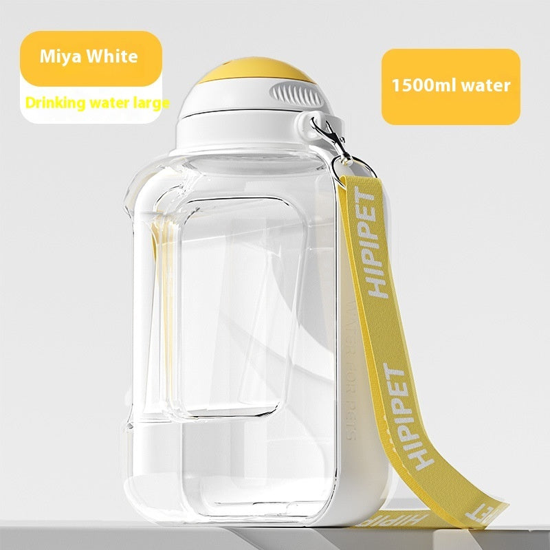 2 In 1 Dog Large Capacity Pets Out Drinking Pot