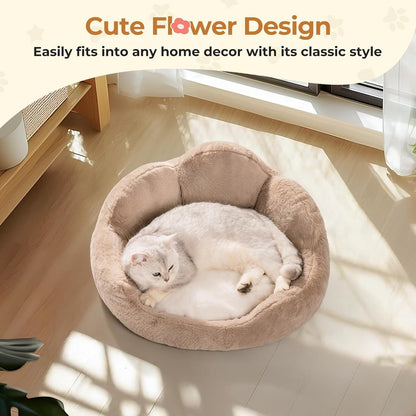 MEWOOFUN Round DogBed For Indoor Dogs
