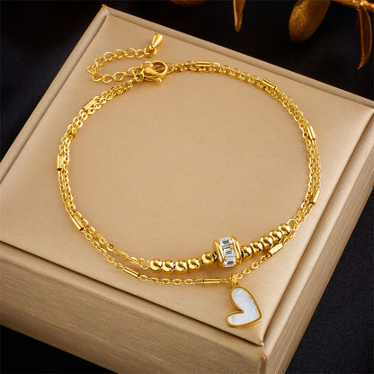 Fashion Jewelry Classic Love Heart Ankle Bracelet
