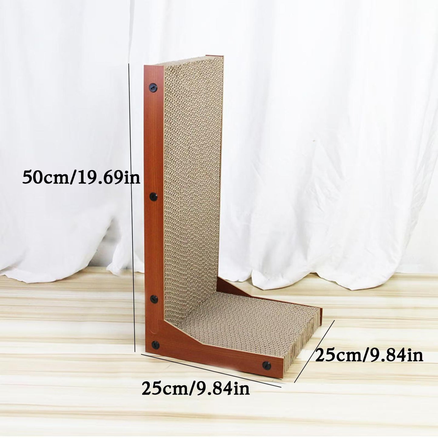 L-shaped Cat Scratching And Leisure Board