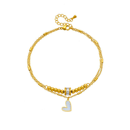 Fashion Jewelry Classic Love Heart Ankle Bracelet