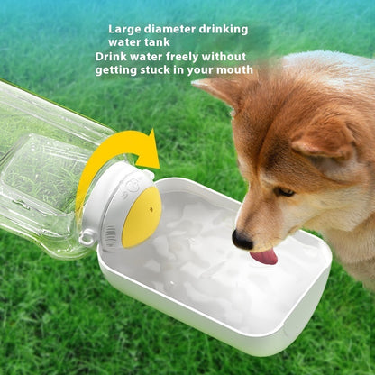 2 In 1 Dog Large Capacity Pets Out Drinking Pot