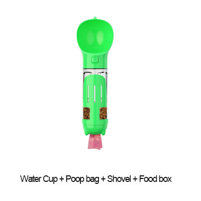 300 500ml Portable Multifunction Dog Water Bottle