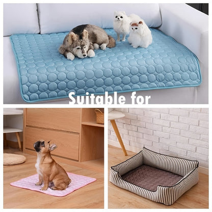 Dog Cooling Mat Summer Pets Cold Bed