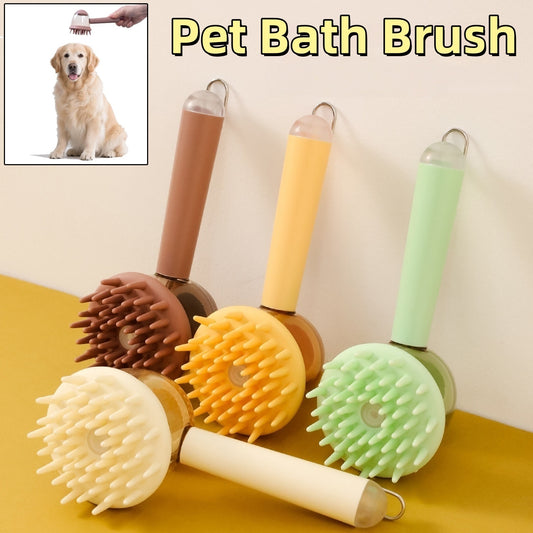 3 In 1 Pets Bath Brush For Dogs And Cats