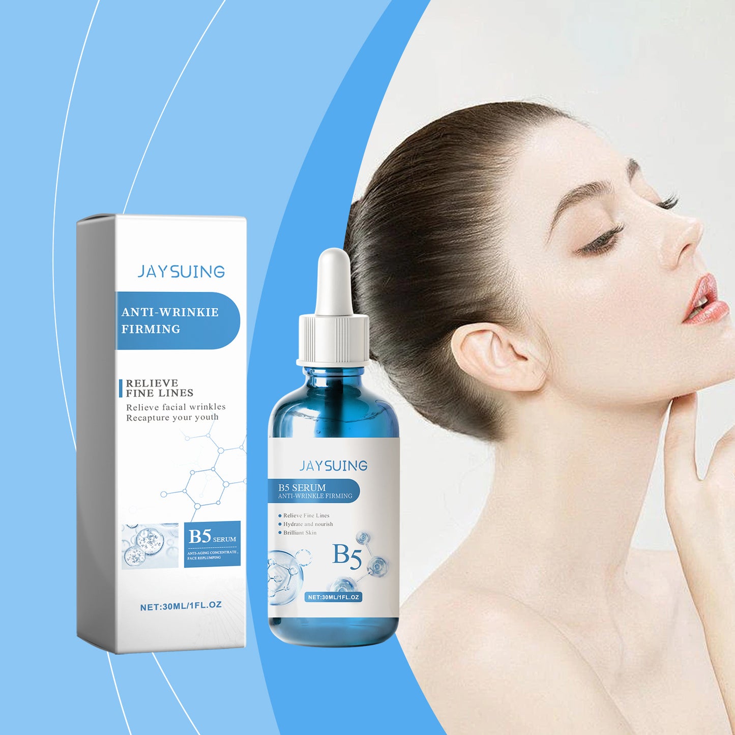 Jaysuing B5 Elastic Repair Essence Improves Skin Elasticity