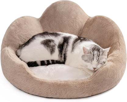 MEWOOFUN Round DogBed For Indoor Dogs