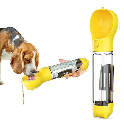 300 500ml Portable Multifunction Dog Water Bottle
