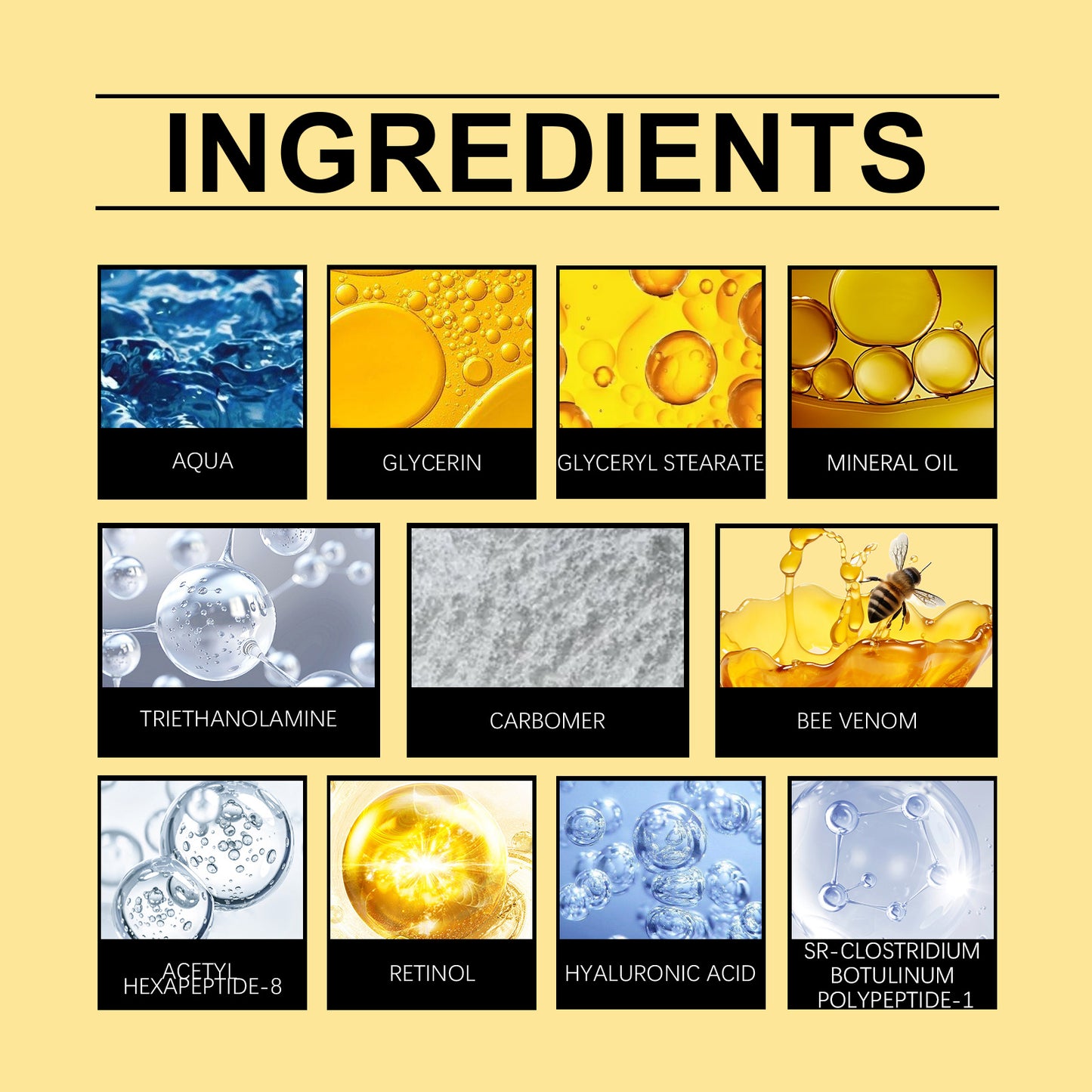 Wiyun Bee Venom Skin Cream Gently For The Facial Skin