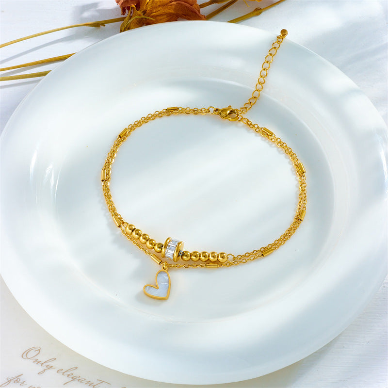 Fashion Jewelry Classic Love Heart Ankle Bracelet