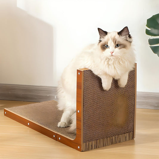 L-shaped Cat Scratching And Leisure Board