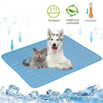 Dog Cooling Mat Summer Pets Cold Bed