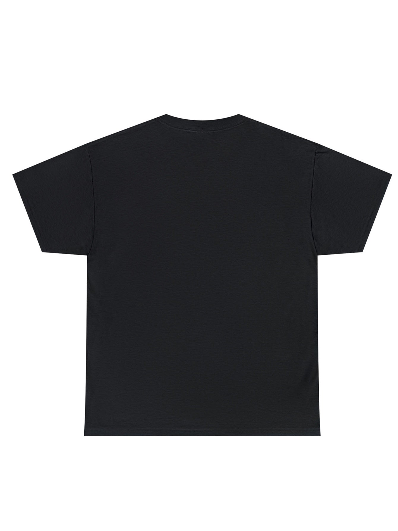 Black Tshirt Yellow Submarine Pattern Casual And Versatile
