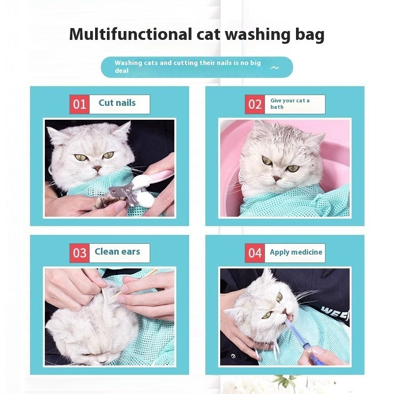 Cat Grooming Bag Cat Miracle Baby Sponge Pets